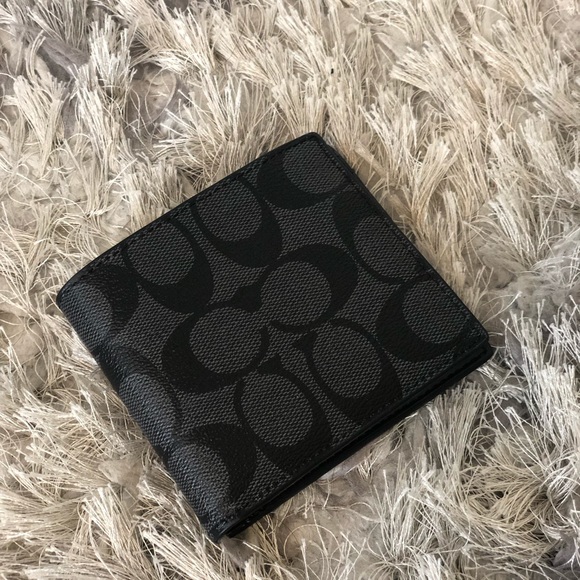 NEW Coach Men’s Billfold Signature Wallet - Picture 2 of 6